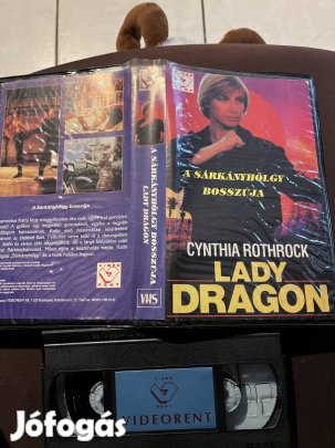 A sárkányhölgy bosszúja vhs nagytok akció.   