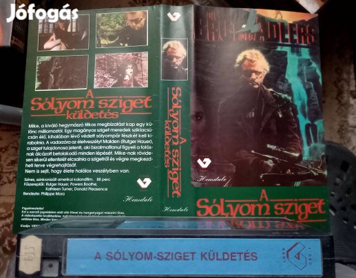 A sólyom sziget küldetés - kaland VHS - Rutger Hauer