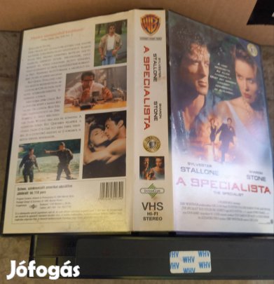 A specialista - akció vhs - Sylvester Stallone