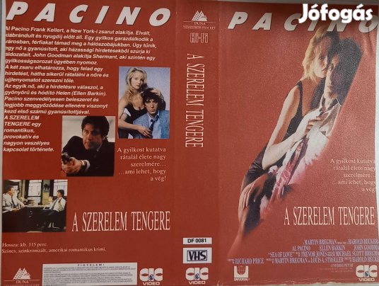 A szerelem tengere - krimi vhs - Al Pacino