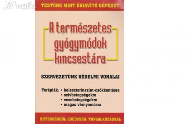 A természetes gyógymódok kincsestára Ajándékozható Állapotú