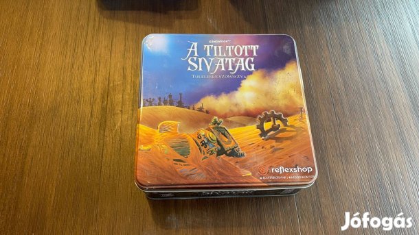 A tiltott sivatag fém dobozos