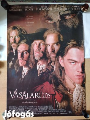 A vasálarcos Leonardo Dicaprio film mozi plakát