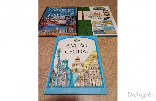 A világ legszebb helyei, csodái, legendái - 3 db könyv egyben