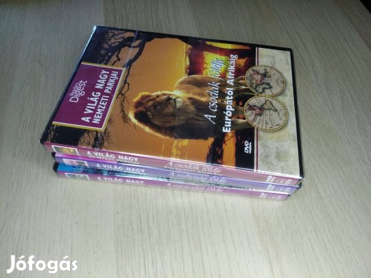 A világ nagy nemzeti parkjai - 3 x DVD (Bontatlan)
