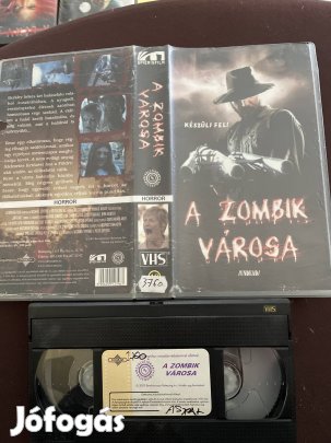 A zombik városa horror vhs kistok. 