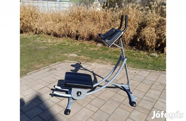 Ab Coaster íveltpályás gerinckímélő hasgép haspad újszerű állapotban e