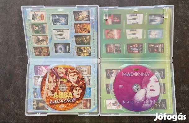 Abba és Madonna Karaoke dvd lemez