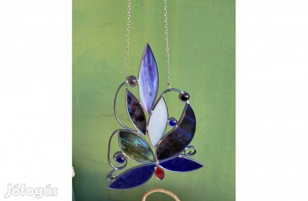 Ablakba akasztható ólomüveg dísz