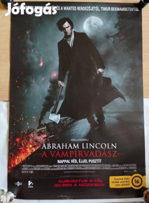 Abraham Lincoln a vámpírvadász film mozi plakát