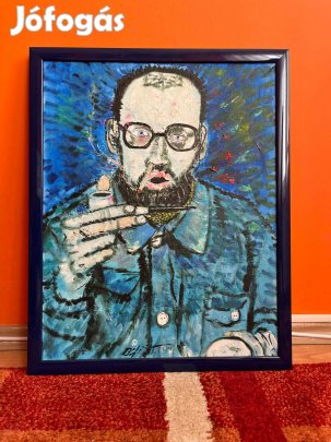 Absztrakt-Olajfestmény