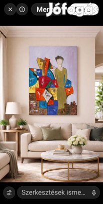 Absztrakt festmény Bp