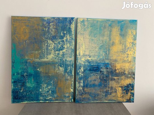 Absztrakt festmény, modern fali kép