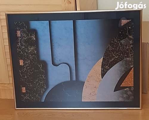 Absztrakt kép 71cm.×56cm.-es eladó