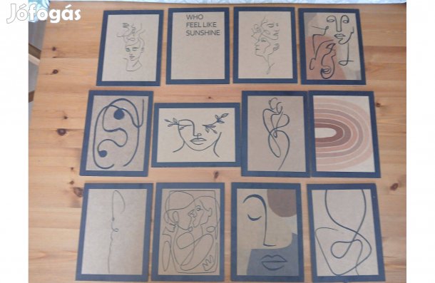 Absztrakt vonalrajzok a Kate Moss kollekcióból