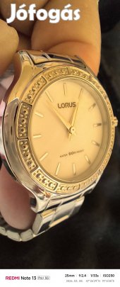 Acél Lorus teljesen új. Dobozában. Seiko, Pulsar. Utánvét 