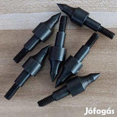 Acél Menetes Hegy Karbon Vesszőkhöz 7g Fekete (4816)