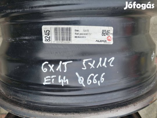 Acél felni Mercedes A típushoz (W169)