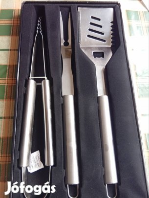 Acél grill szett