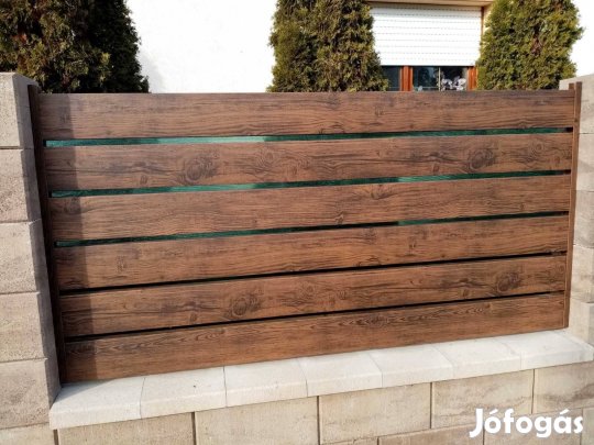 Acél kerítéselem egyedi méretre gyártva Pest megyében