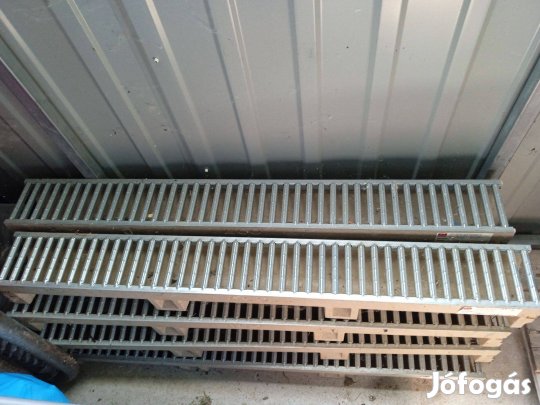 Acél rácsos folyóka