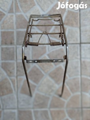 Acél retro klasszikus csomagtartó - rugós rögzítéss