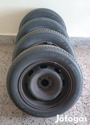 Acélfelni gumival - 195/65 R15 - 6.5J ET20 4x108