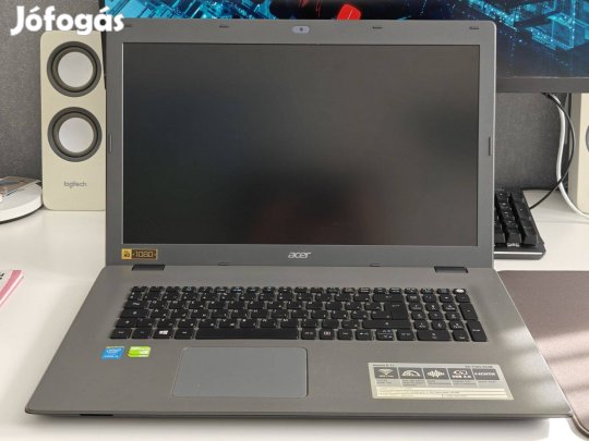 Acer Aspire E5 17" laptop kiváló állapotban (i5-5200U, 940M, Fullhd)