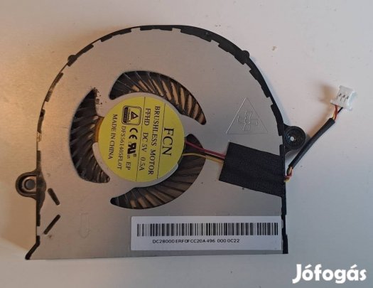 Acer Aspire E5-573/E5-575 CPU hűtőventilátor 5V