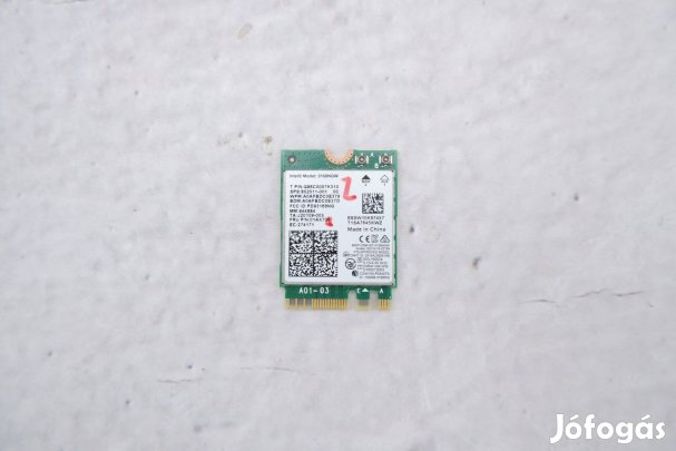 Acer Intel Dual Band Wireless-AC 3168Ngw Wi-fi kártya + Bluetooth 4.2