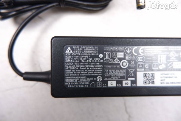 Acer laptop töltő 19V 2.37A ADP-45FE F hibás