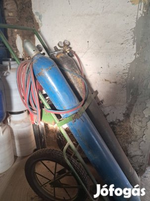 Acetilén és oxigén palack