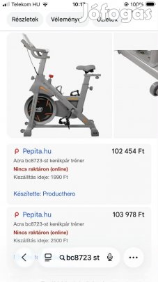 Acra BC8273-ST szobakerékpár