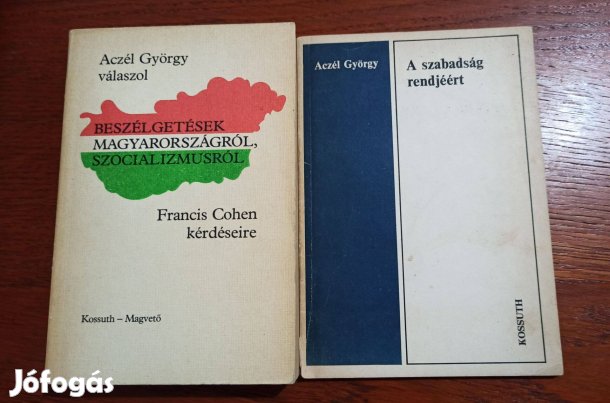 Aczél György könyvek / 3 db könyv