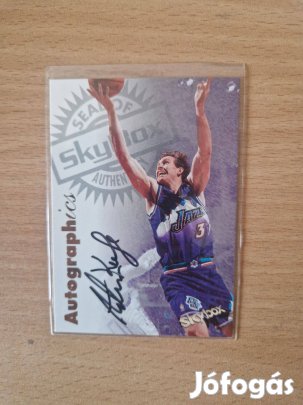 Adam Keefe Skybox Premium 1997-98 Autographics #60 kosaras kártya