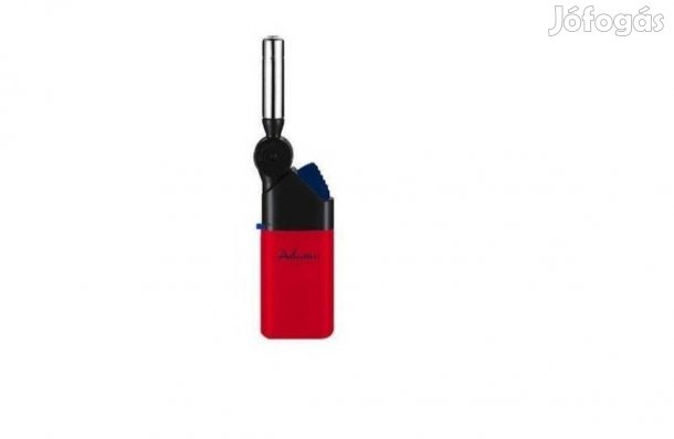 Adamo újratölthető kihajtható szúrólángos öngyújtó - Piros színű