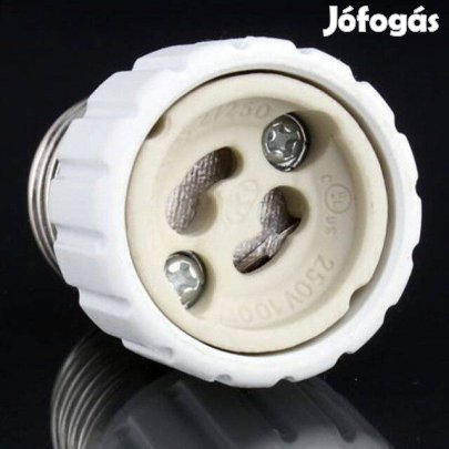 Adapter: E27 -> GU10 Foglalat átalakító konverter (_)