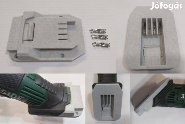 Adapter építéshez, gépre való ellendarab, Parkside X20V