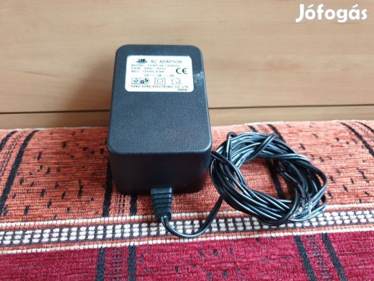 Adapter táp 12V DC 900mA hibátlan AC/DC (csatlakozó nélkül)