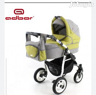 Adbor Zipp Mohazöld-szürke 3in1 babakocsi