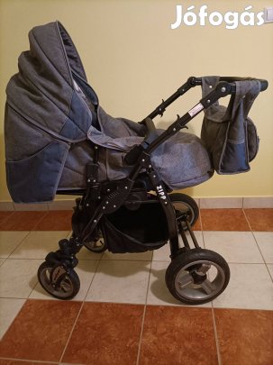 Adbor Zipp denim, használt babakocsi