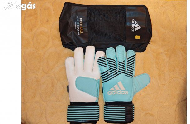 Adidas Ace FS világoskék eredeti ujjmerevítős kapuskesztyű (7-es)