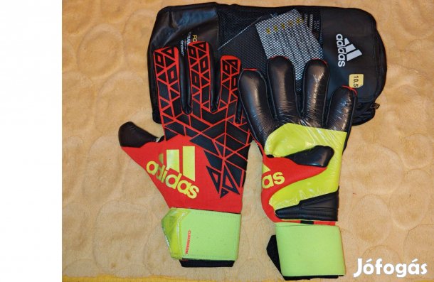 Adidas Ace Trans Climawarm eredeti fekete piros neon kapuskesztyű