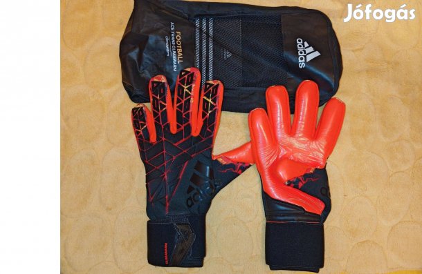 Adidas Ace Trans Climawarm piros fekete eredeti kapuskesztyű (8-as)