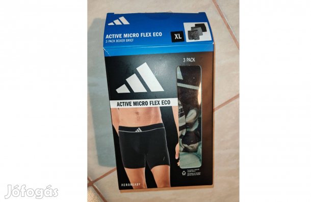 Adidas Active Micro Flex Eco 3 darabos eredeti boxer szett (XL-es)