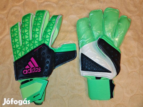 Adidas Allround zöld fekete eredeti ujjmerevítős kapuskesztyű (12-es)