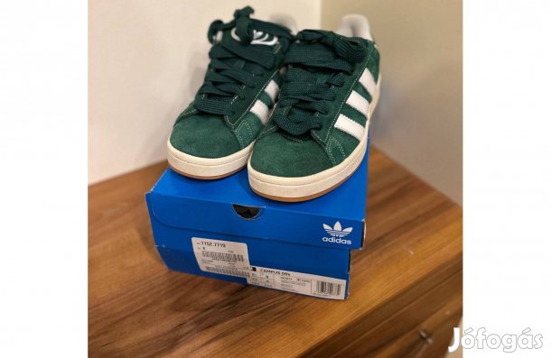Adidas Campus zöld velúr cipő 42