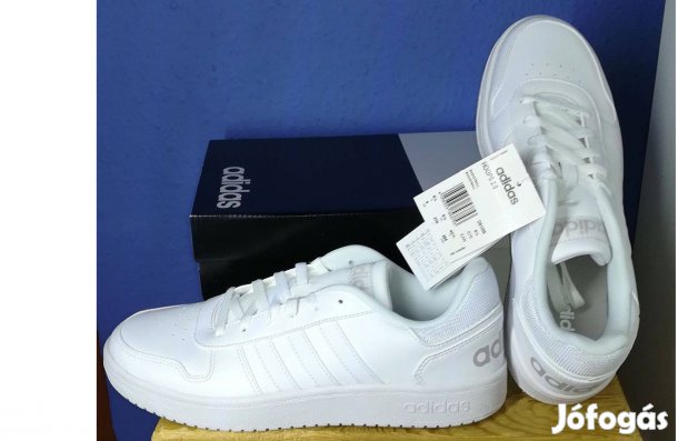 Adidas Hoops 2.0 fehér eredeti cipő (42.5, 43, 46.5)