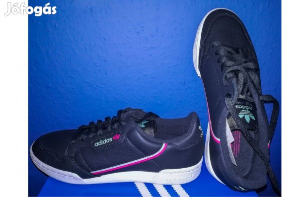 Adidas Originals eredeti sötétszürke Continental 80 cipő (44)