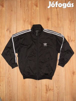 Adidas Originals fekete cipzáras felső (S-es)